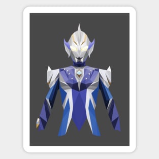 Ultraman Hikari (Low Poly Style) Magnet